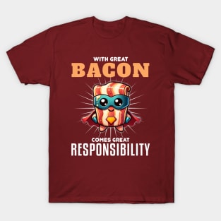 Superhero Bacon Strip T-Shirt